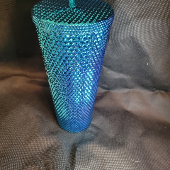 Starbucks Blue Studded Jeweled Tumbler Cups bundle 24oz and 16oz - Picture 8 of 8